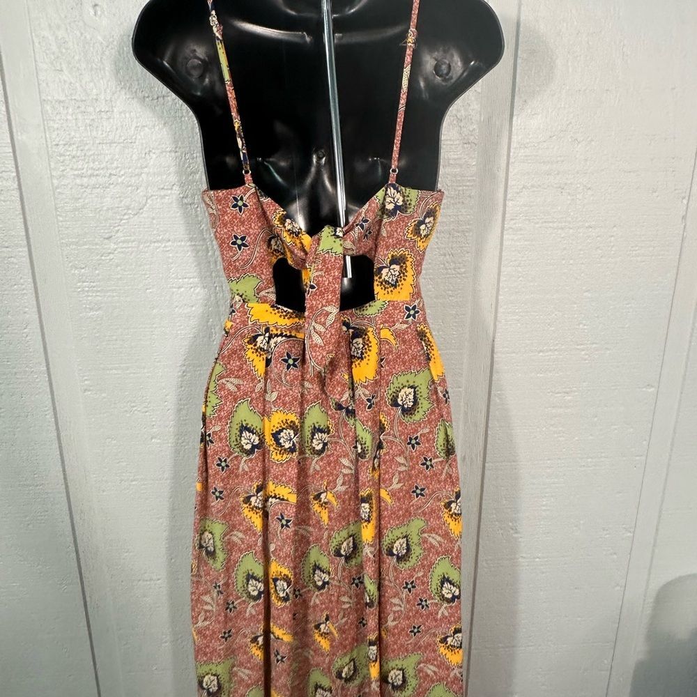 Chelsea 28 Mauve Floral Spaghetti Strap Dress Size XS NWOT - Picture 8 of 14